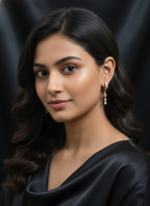 Flowing Elegance silver earrings for women - Image 2