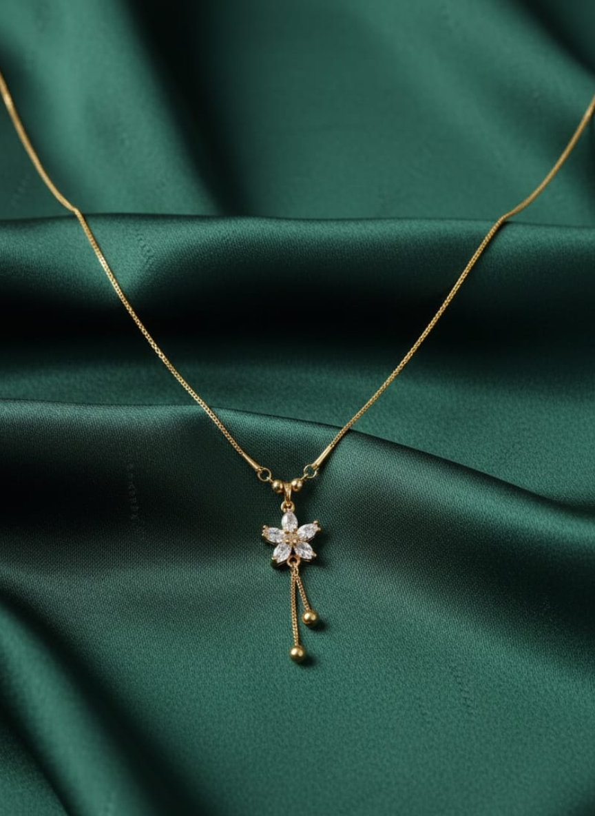 3 Spinning Diamond Heart Pendant Necklace For Women - Image 1