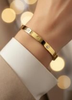 Premium Anti-Tarnish gold Kada For Girls And Women - Image 3