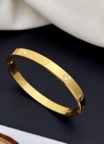 Premium Anti-Tarnish gold Kada For Girls And Women
